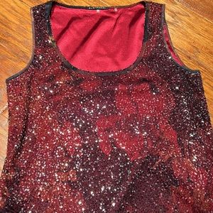 Elie Tahari Sequin Sleeveless Top GORGEOUS
